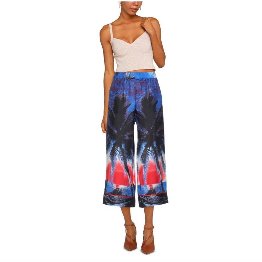 P.A.R.O.S.H cropped silk pants